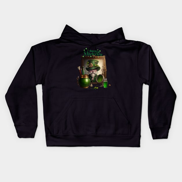 Saint Patrick's Day. Irish Proud. Kids Hoodie by MariooshArt